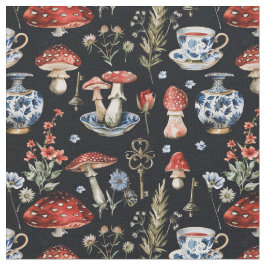 Alice in Wonderland Pattern Stoff
