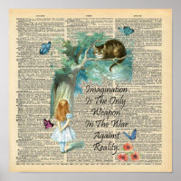 Alice In Wonderland Quote Imagination Dictionary