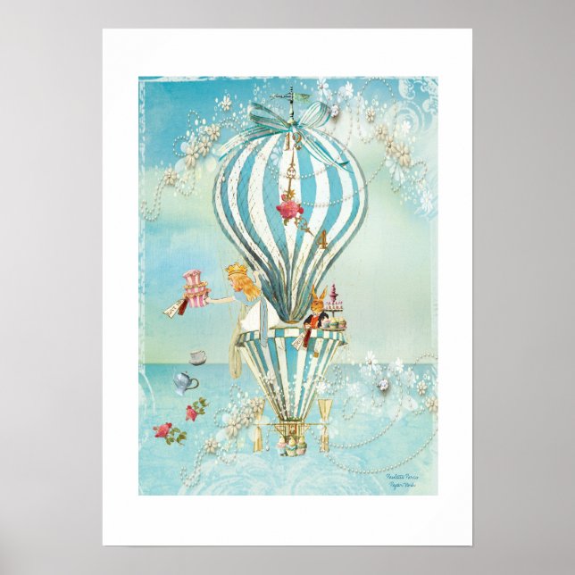 Alice In Wonderland Tea at at Four O'Clock Poster (Devant)