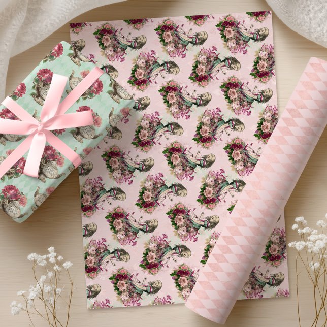 Alice In Wonderland Tea Time Wrapper Feuilles Papi (Créateur téléchargé)