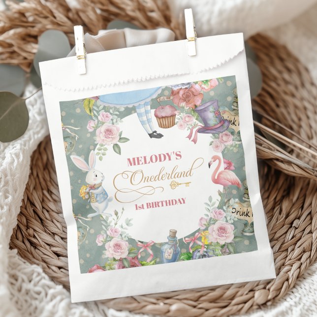 Alice in Wonderland Vintage 1st birthday Geschenktütchen (Von Creator hochgeladen)