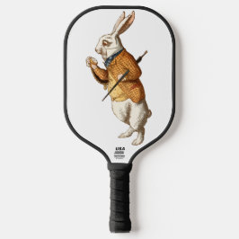 Alice in Wonderland - White Rabbit Pickleball Schläger