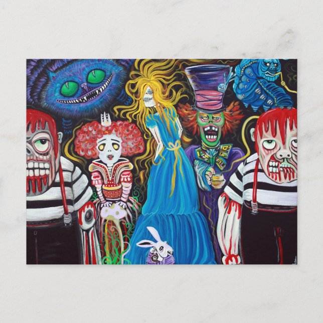Alice in Zombieland Postcard Postkarte (Vorderseite)
