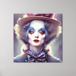 Alice ist die Hatter Leinwanddruck