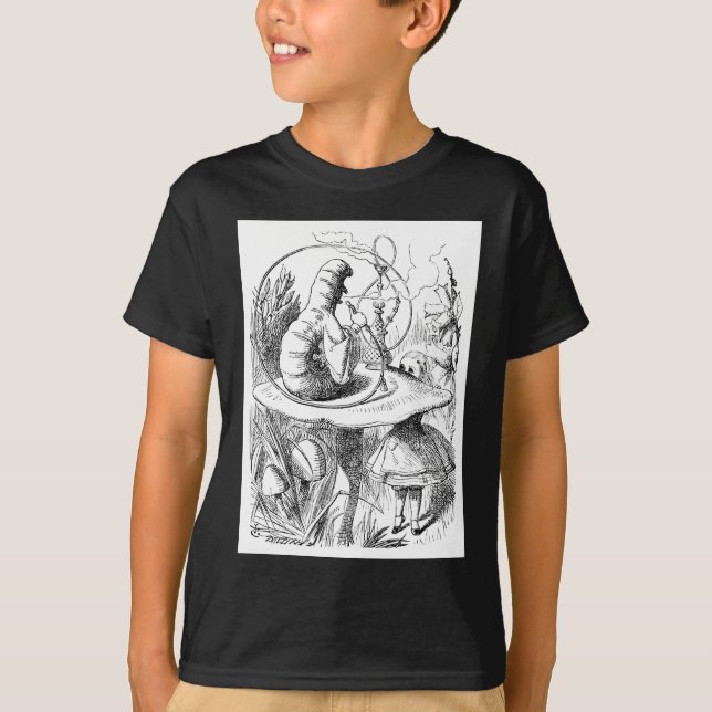 Alice konsultiert die Raupe T-Shirt (Vorderseite)