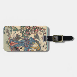 Alice Lost in Japan | Ukiyo-e Floating Wonderland Gepäckanhänger