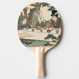 Alice Lost in Japan | Ukiyo-e Mad Tea Party Tischtennis Schläger