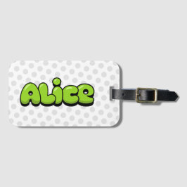 Alice Luggage Tag Gepäckanhänger