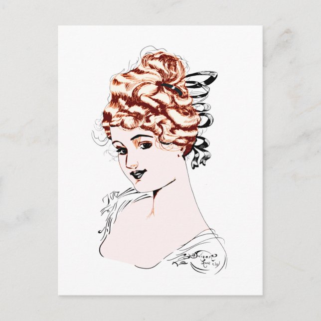 Alice M. McPherrin von Russell L. Swigert 1917 art Postkarte (Vorderseite)