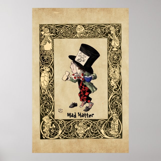 Alice - Mad Hatter 1865 Poster (Vorne)