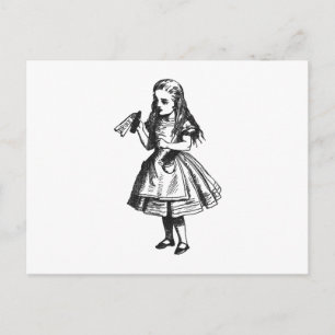 Alice mit Flasche "Drink Me" Postkarte