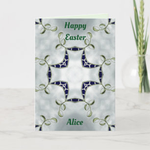 ALICE ~ motif de carte de Pâques personnalisé ~
