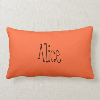 Alice-Name-Kissen Lendenkissen