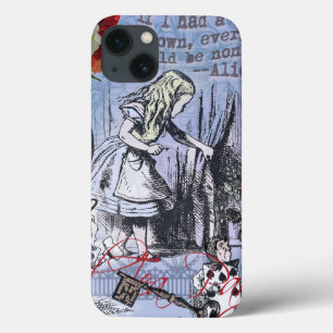 Alice Nonsense Vorhang Wunderland - Blau Case-Mate iPhone Hülle