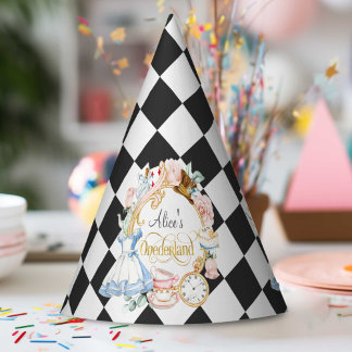 Alice Onederland, Tee-Party, Mädchen 1. Geburtstag Partyhütchen