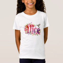 Alice - Personalised Shirt  - For Kids