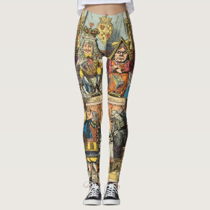 Alice Prozess des Herzbuben Vintage Leggings
