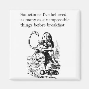 Alice, sechs unmögliche Sachen Magnet