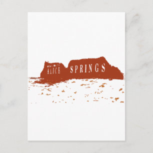 Alice Springs Postkarte