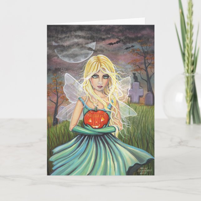Alice sur la carte de la fée d'Halloween par Molly (Devant)