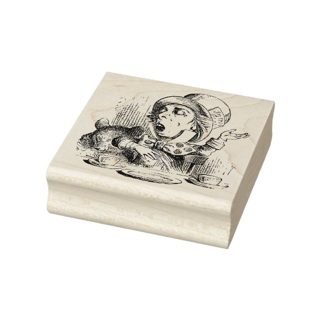 Alice Tea Party Gummistempel (Stempel)