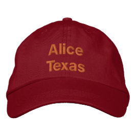 Alice Texas Bestickte Baseballkappe