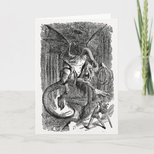 Alice Through the Looking Glass - The Jabberwocky Karte