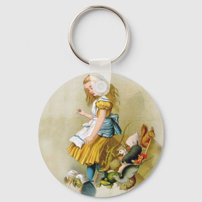 Alice Tips über Jury Box in Knave of Hearts Studie Schlüsselanhänger (Vorderseite)