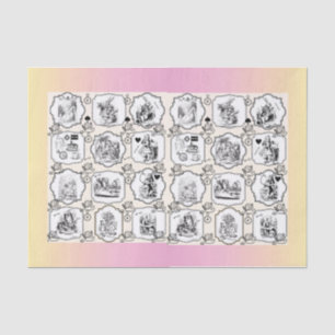 Alice Tissue - 15 gsm (10 lb), weiß Seidenpapier