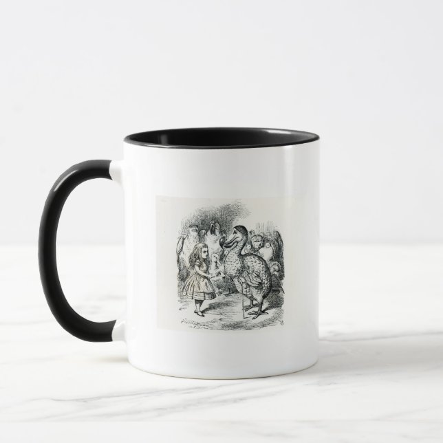 Alice trifft den Dodo Tasse (Links)