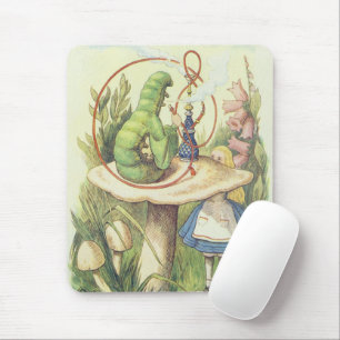 Alice trifft die Raupe Mousepad
