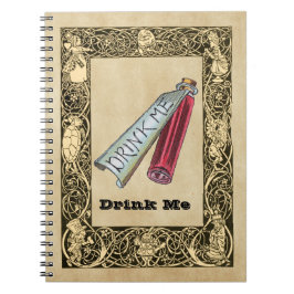 Alice - Trink mich 1865 Notizblock
