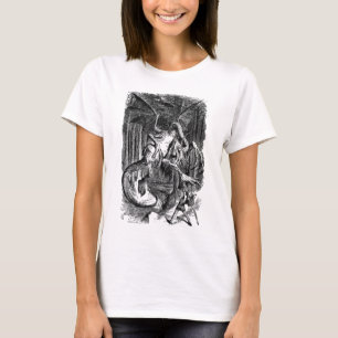Alice u. das Jabberwocky T-Shirt