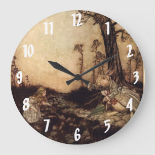 Alice u. die Wanduhr Kaninchen-Arthurs Rackham