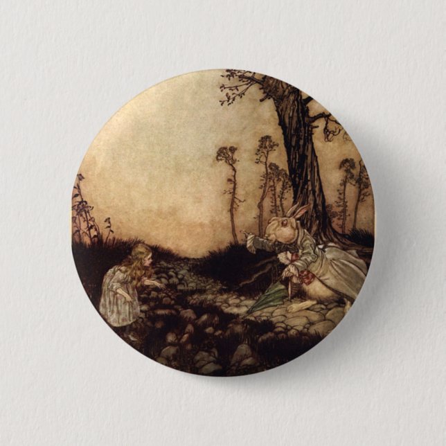 Alice und das Kaninchen Button (Vorderseite)
