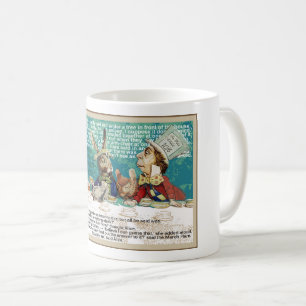Alice und das Mad Hatter Tea Party Kaffeetasse