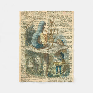 Alice und das Raupe-Throw-Blanket Fleecedecke