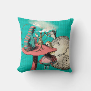 Alice und das Raupe-Throw-Kissen Kissen