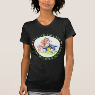 ALICE UND DAS WEISSE KANINCHEN - ich bin SPÄT! T-Shirt