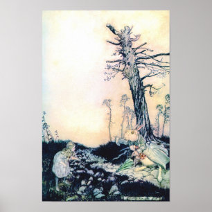 Alice und das weiße Kaninchen Poster