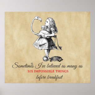 Alice und der Flamingo Poster