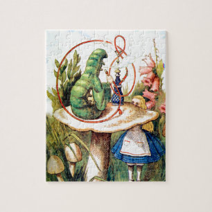Alice und der Schmetterling in Wonderland