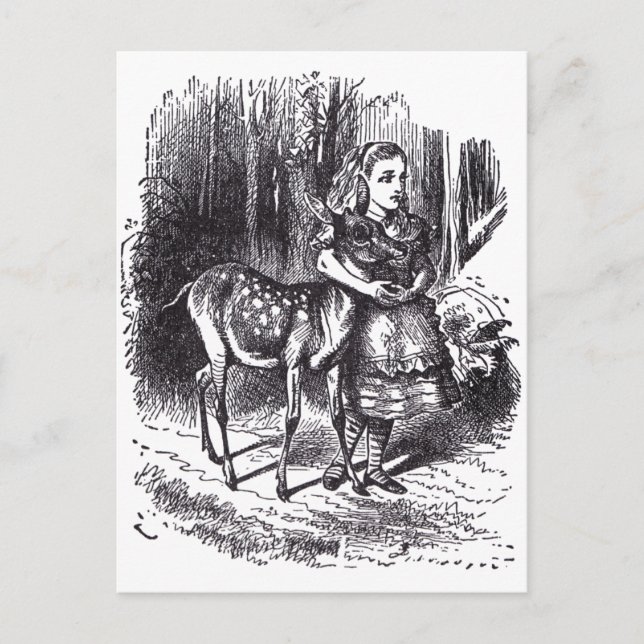 Alice und der Vater Postkarte (Vorderseite)