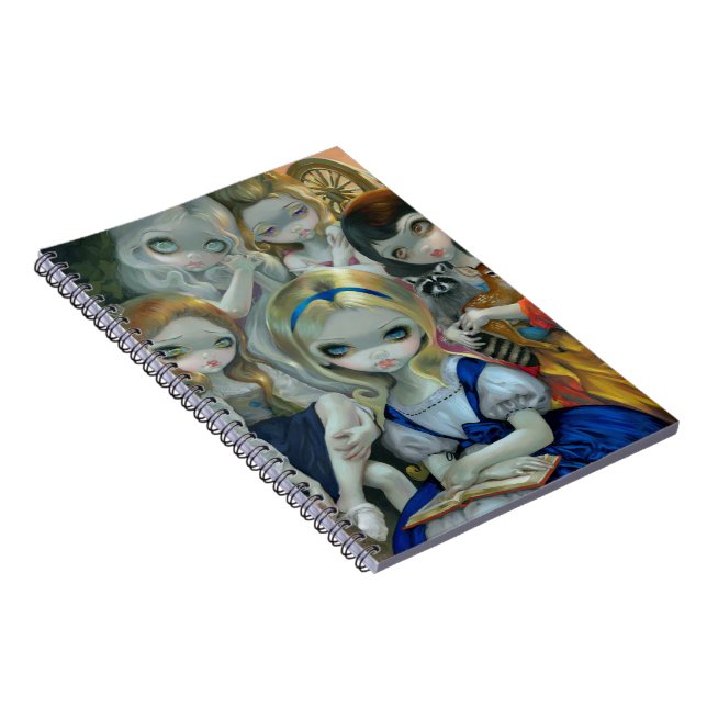 "Alice und die Bouguereau Prinzessinnen" Notizbuch Notizblock (Rechte Seite)