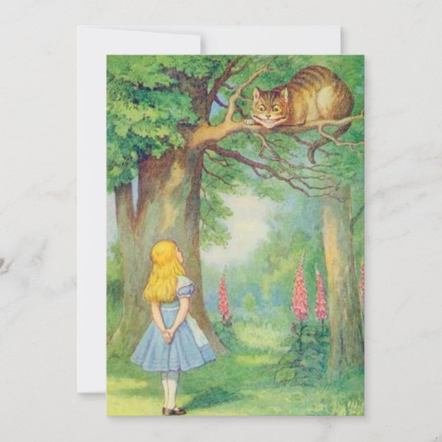 Alice und die Cheshire Cat Full Color (Vorderseite)