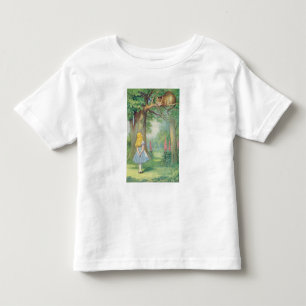 Alice und die Cheshire Cat Kleinkind T-shirt