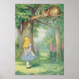Alice und die Cheshire Cat Poster