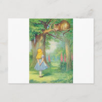 Alice und die Cheshire-Katze Farbe