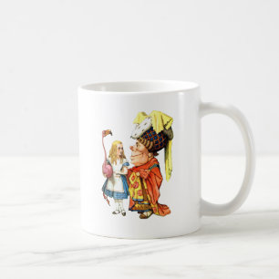 Alice und die Herzogin spielen Flamingo-Croquet Kaffeetasse