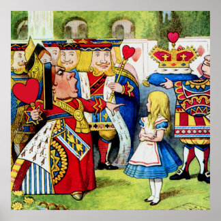 Alice und die Königin des Herzens im Wunderland Poster